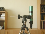Default position of the telescope: The telesope points to the Zenith at the eastern side.