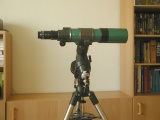 Default position of the telescope: The telesope points to the eastern horizon.