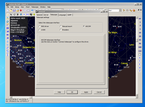 MC3 and Cartes du Ciel