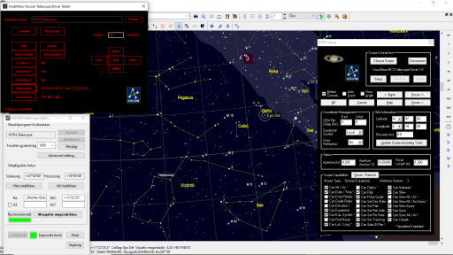 Controlling telescope with two programs at same time.