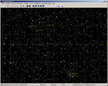 A Stephans quintett galaxiscsoport környéke