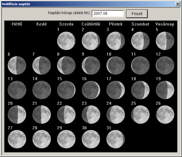 What are types of moons?