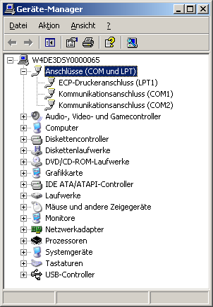 Configuring USB to serial adapter